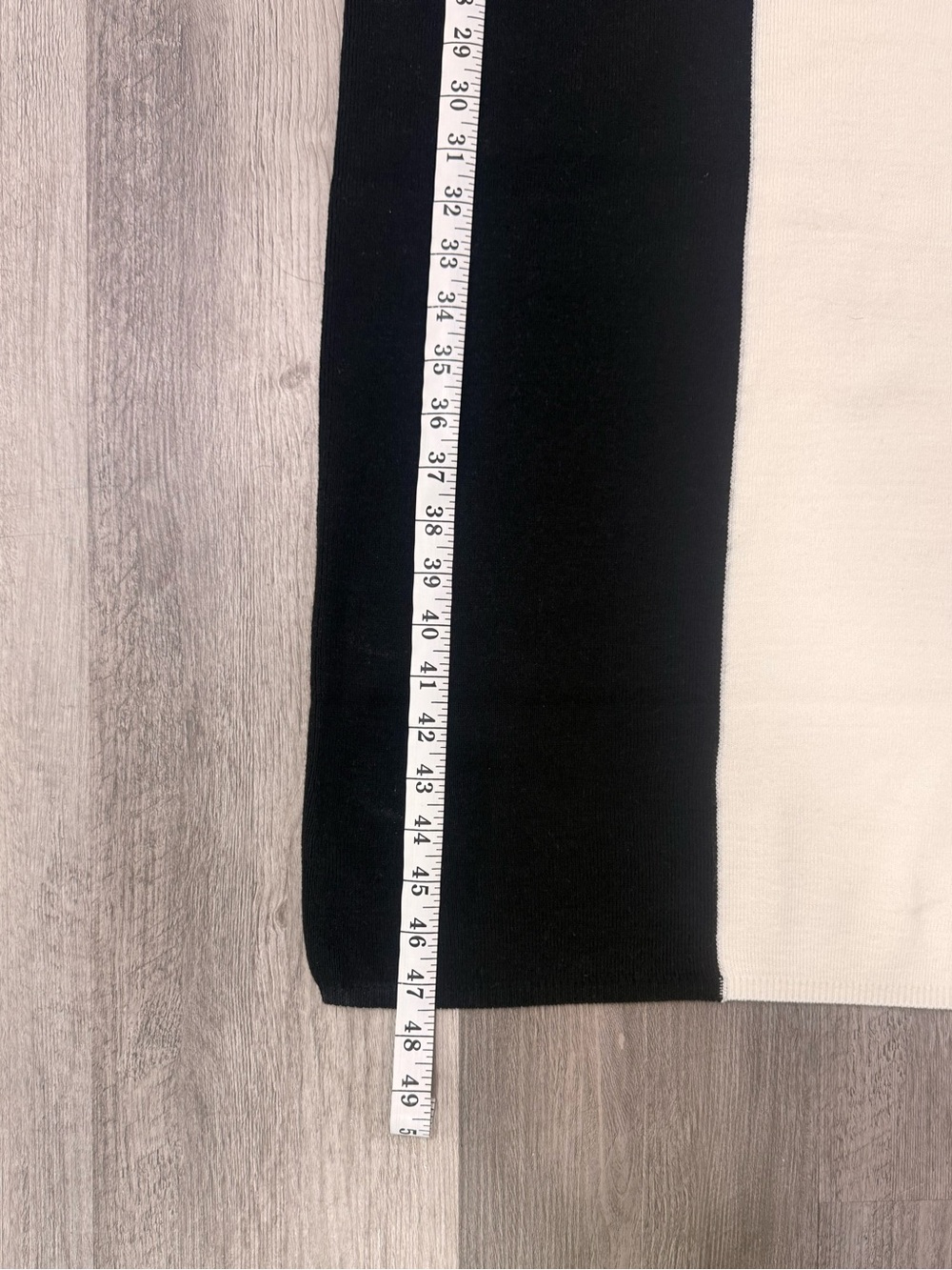 ASOS Black and White Colorblock Long-Sleeve Two-Piece Dress - Picture 2 of 4